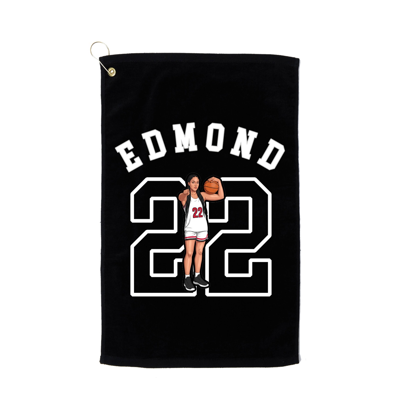 Golf Towel — Shirsey Arch in Black