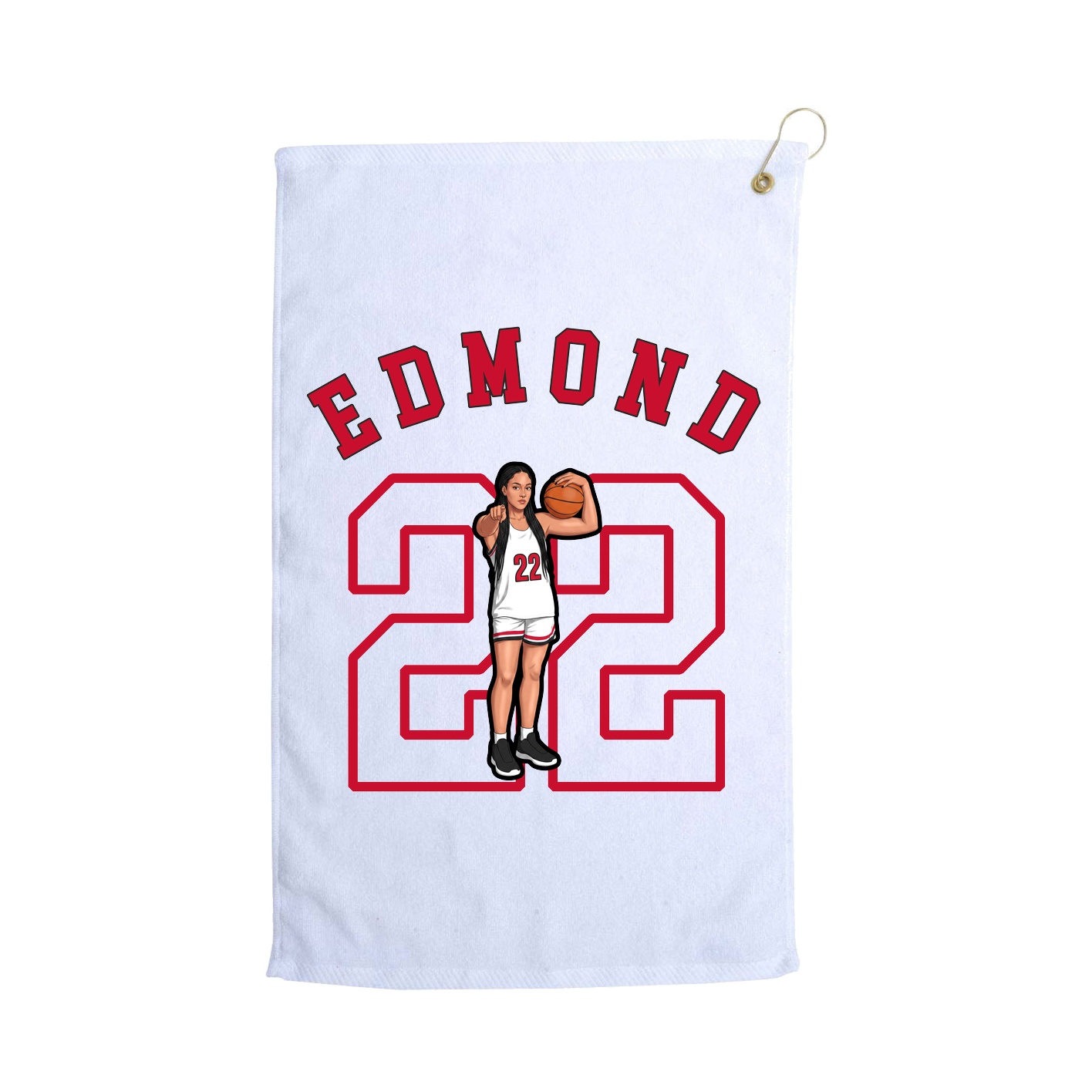 Golf Towel — Shirsey Arch in White