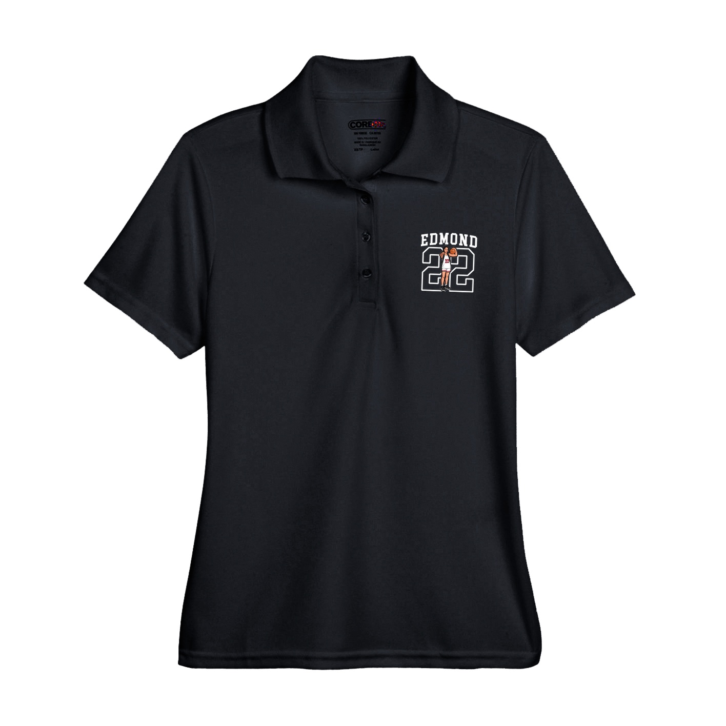Womens Performance Polo — Shirsey in Black