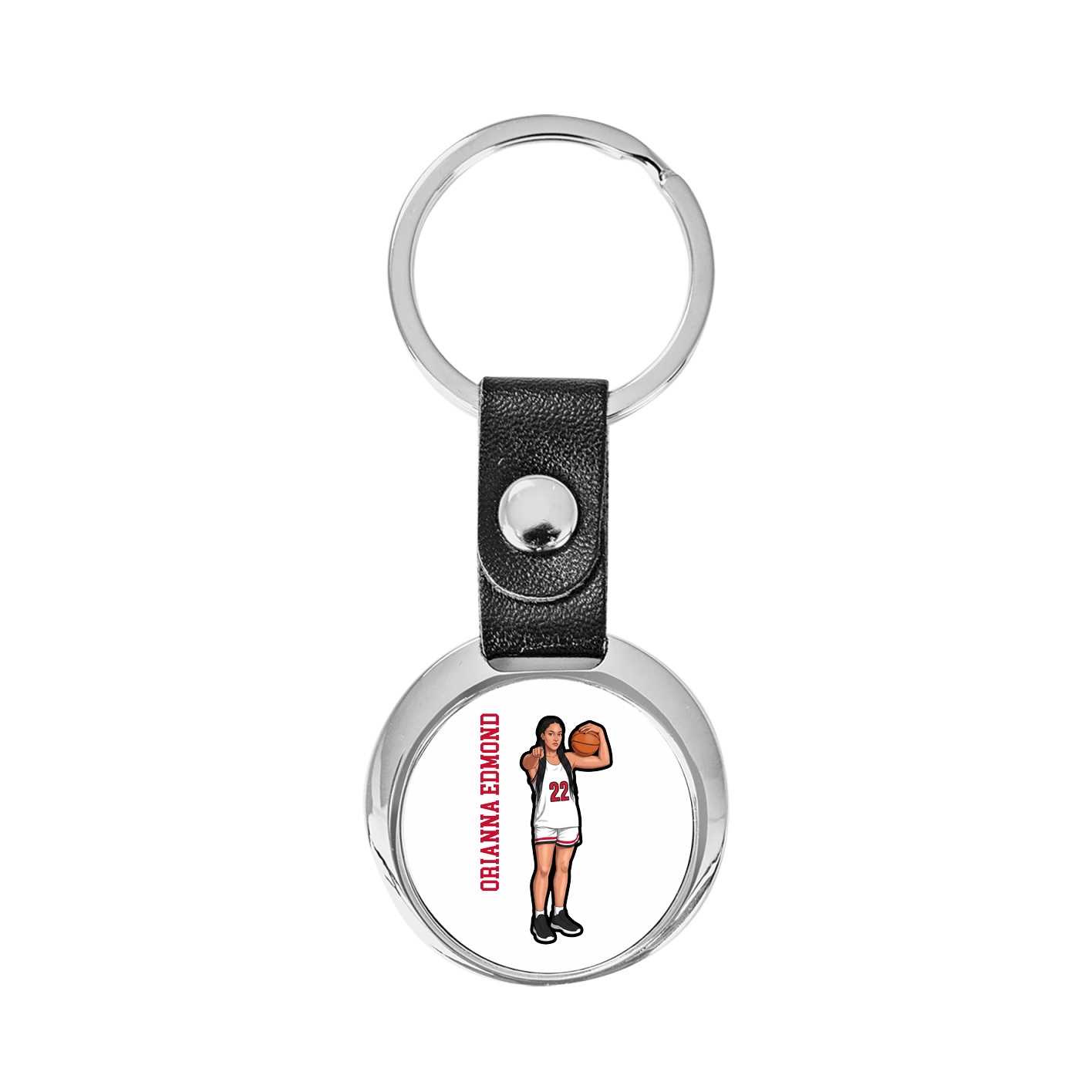 Key Chain — Name Vertical in Classic