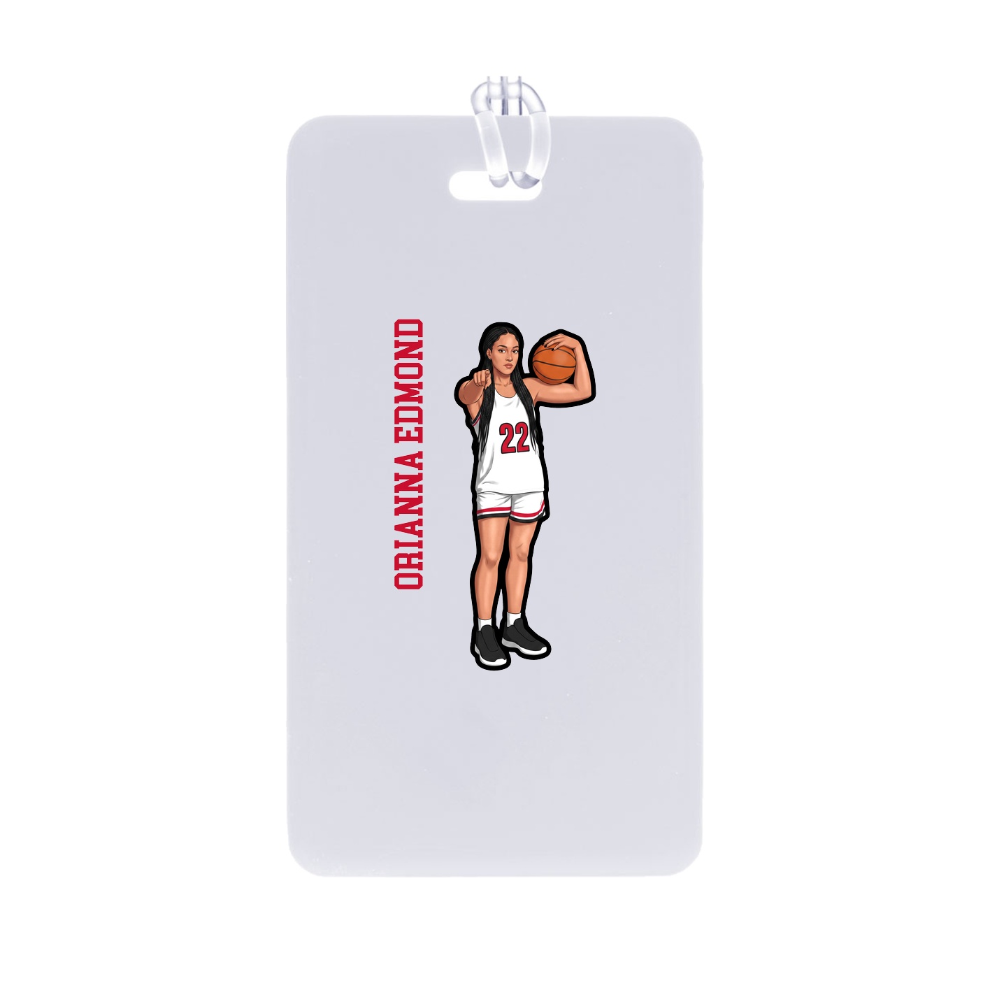 Bag Tag — Name Vertical in Classic