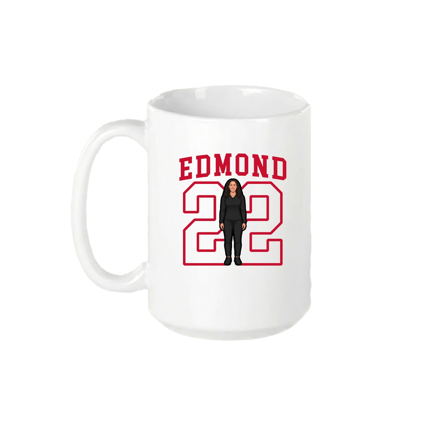 15oz Coffee Mug — Shirsey in White