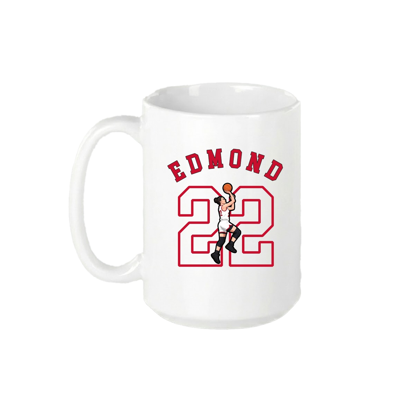 15oz Coffee Mug — Shirsey Arch in White