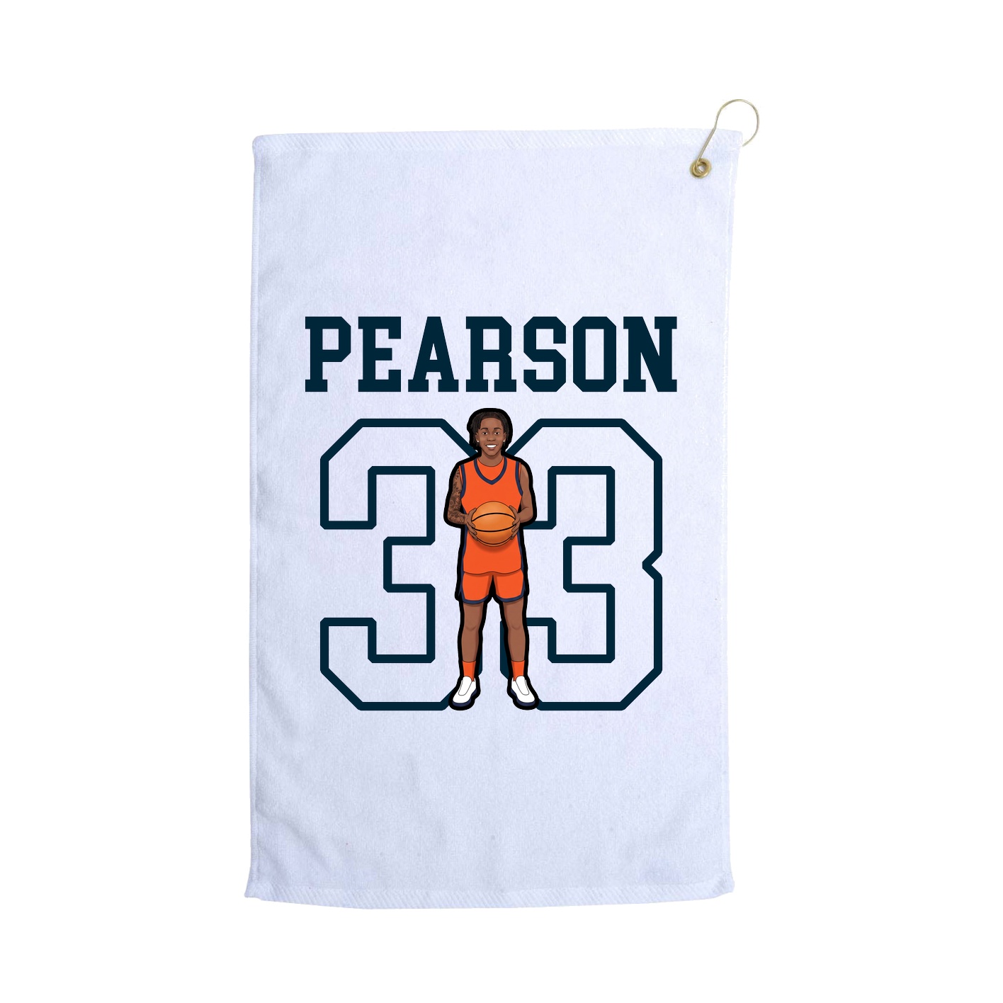 Golf Towel — Shirsey in White