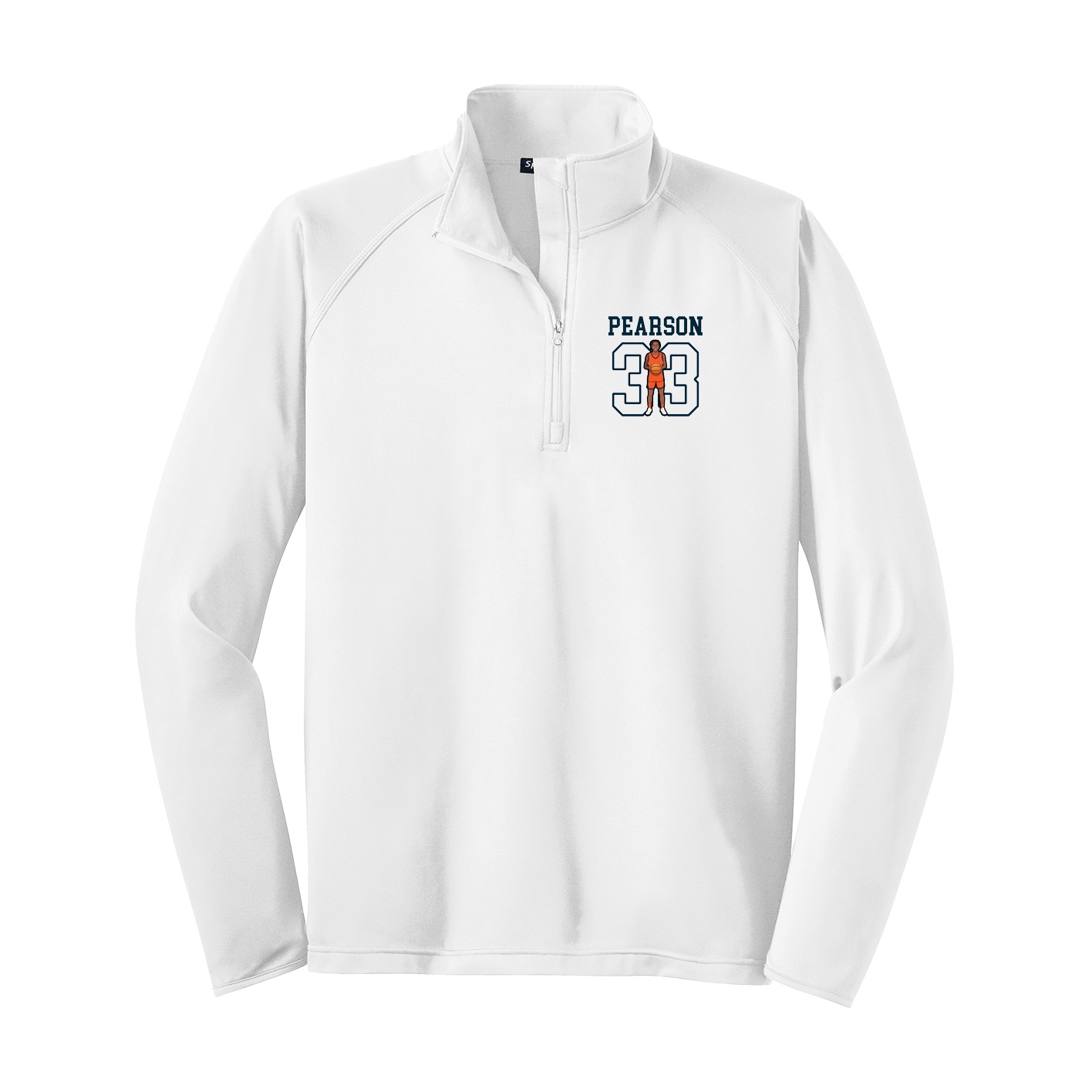 Q-Zip Pullover — Shirsey in White