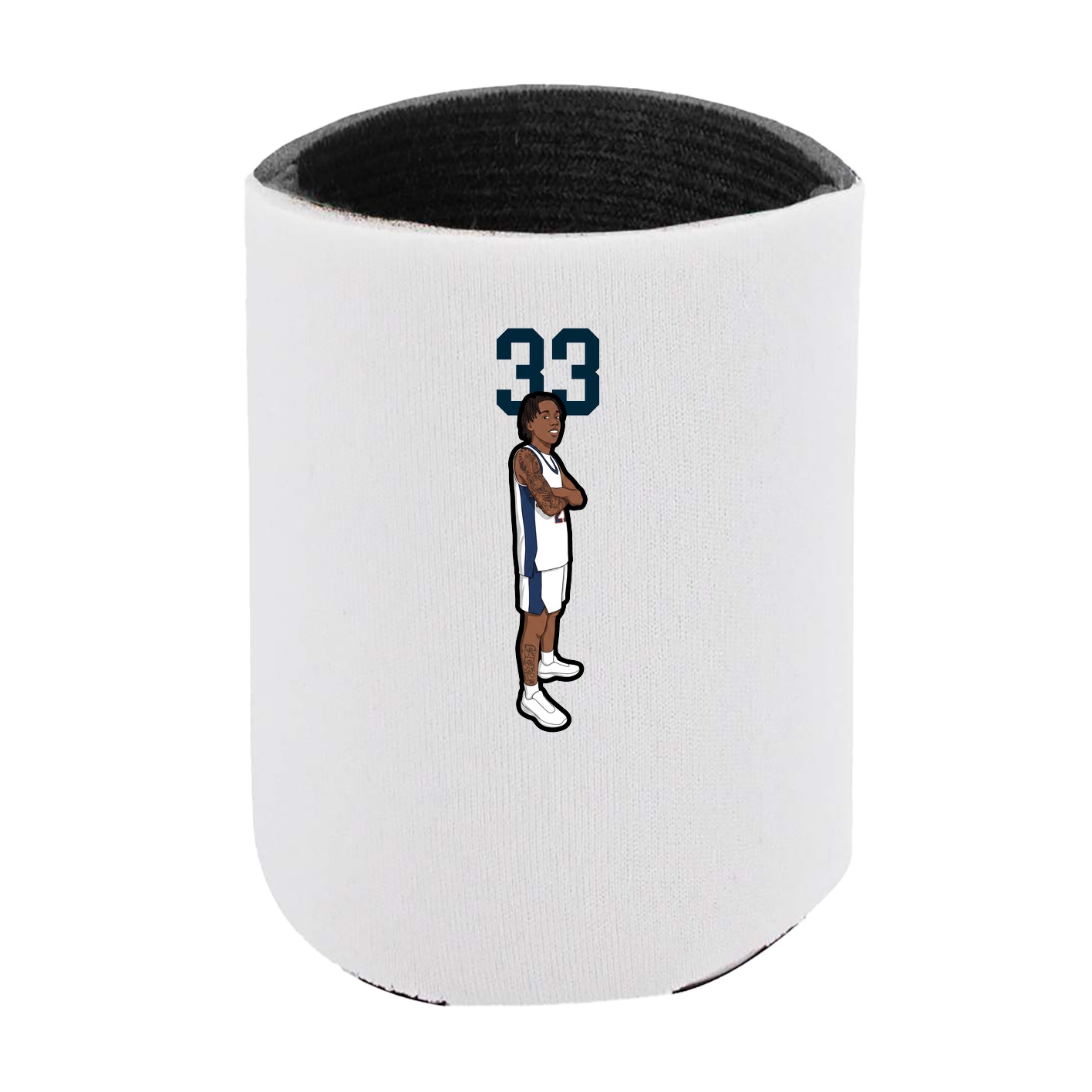 Can Holder — Number Top in White