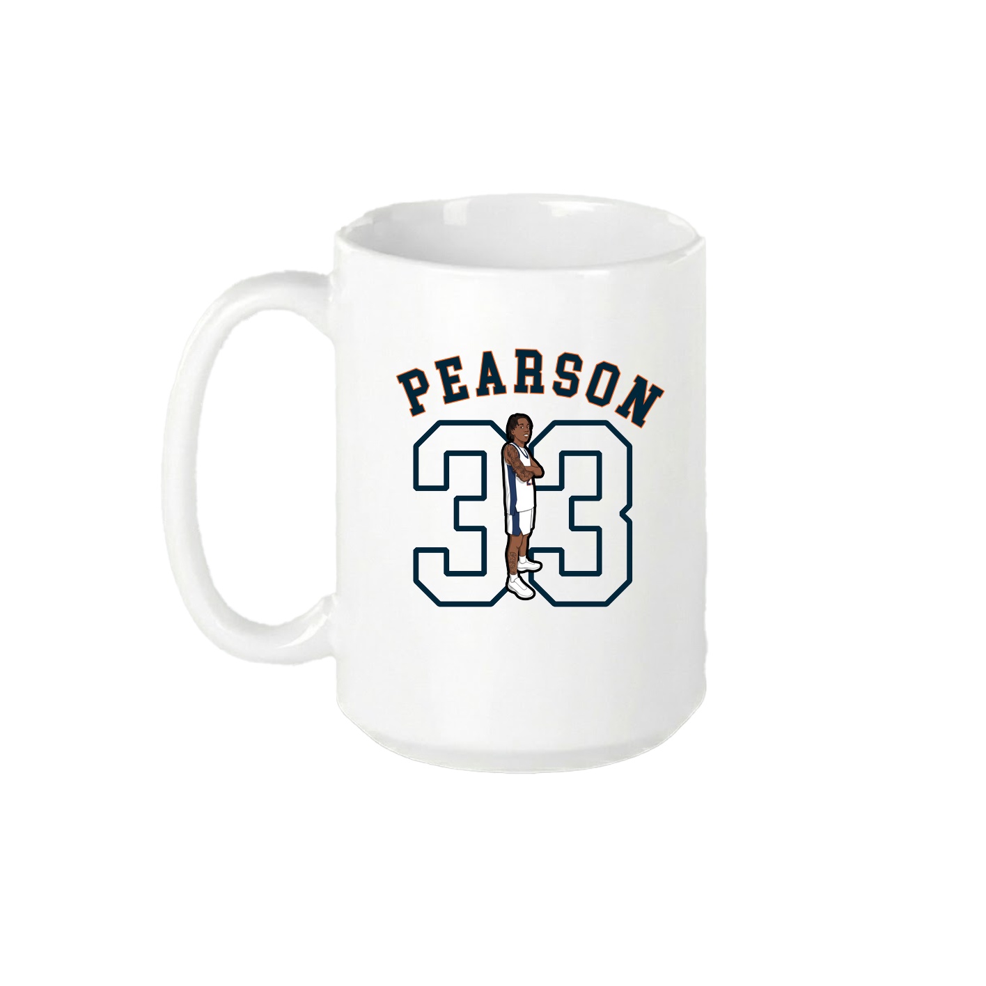15oz Coffee Mug — Shirsey Arch in White