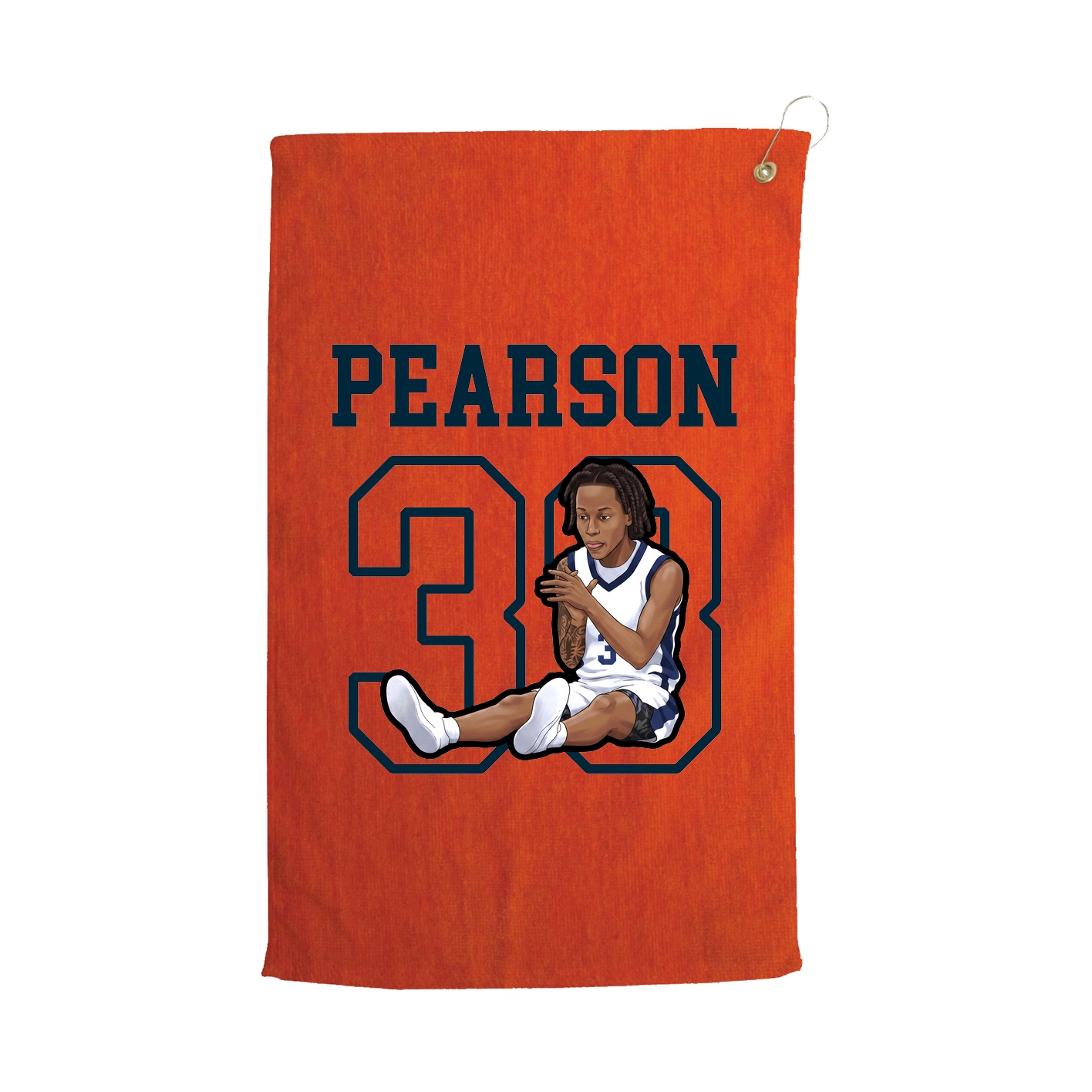 Golf Towel — Shirsey in Orange