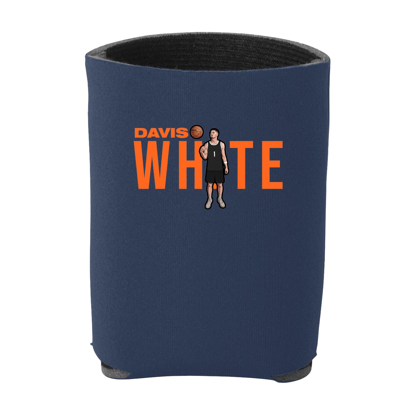 Can Holder — Player Name in Navy