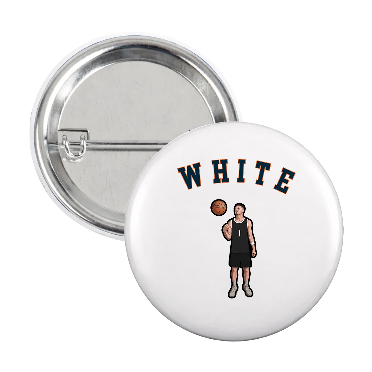 Game Day Button — Shirsey Arch in White