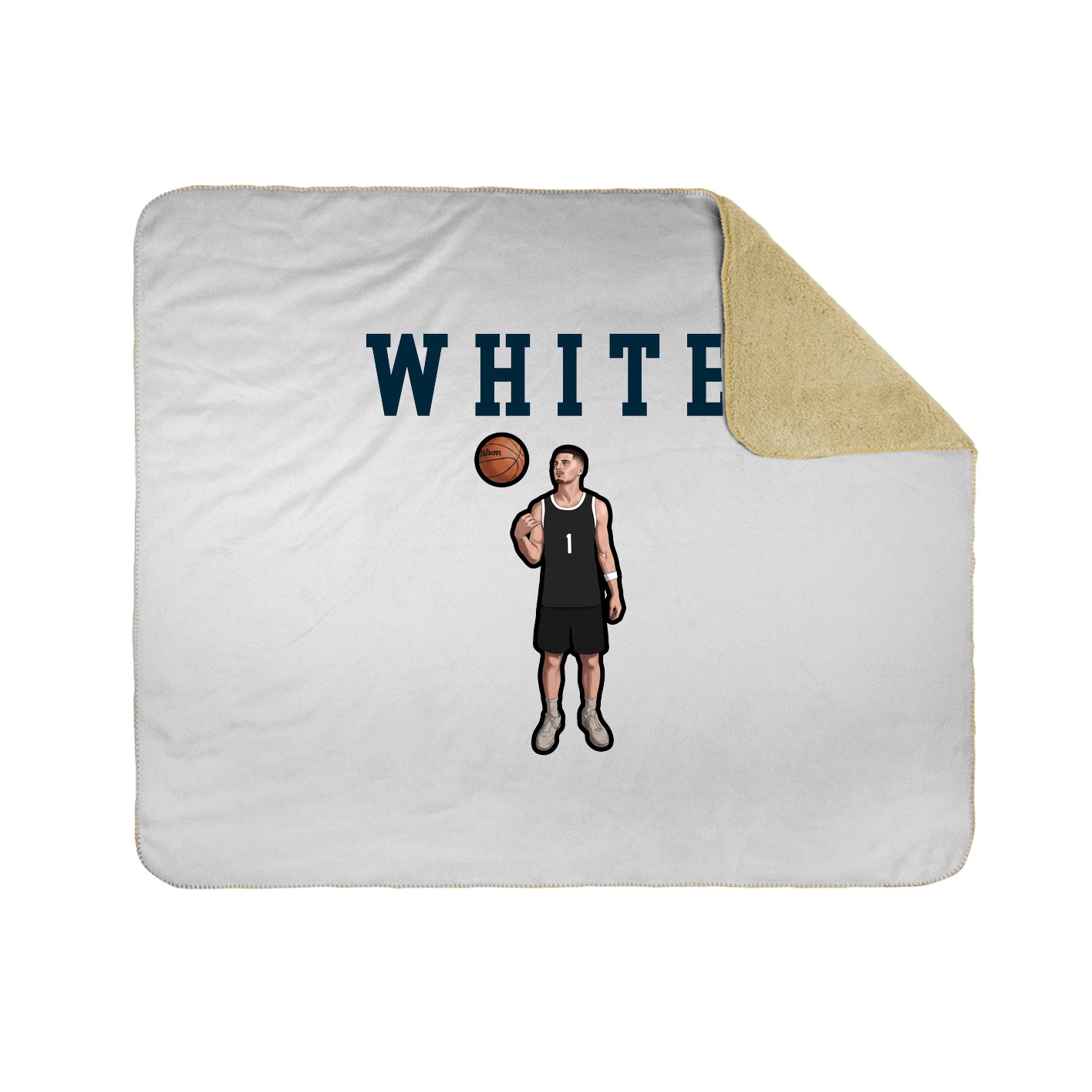 Throw Blanket — Shirsey in White