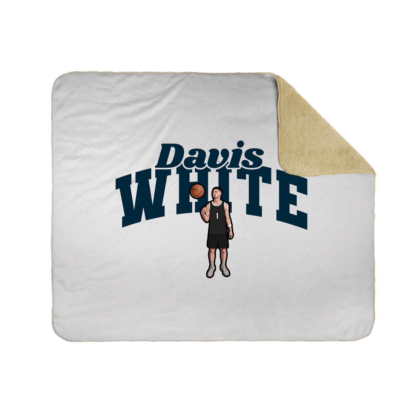 Throw Blanket — Signature Arch in White