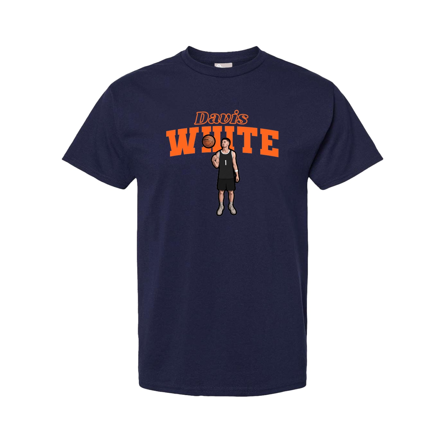 Tee — Name Arch in Navy