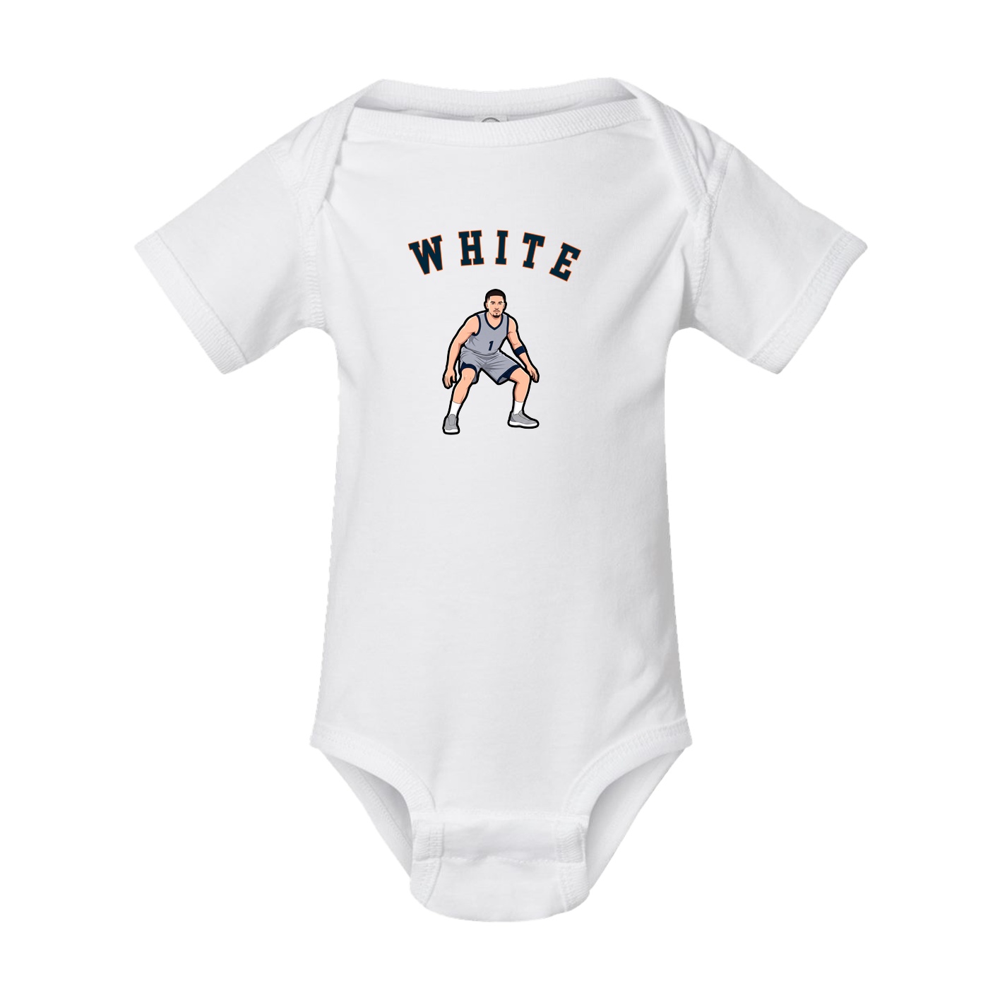 Baby Onesie — Shirsey Arch in White