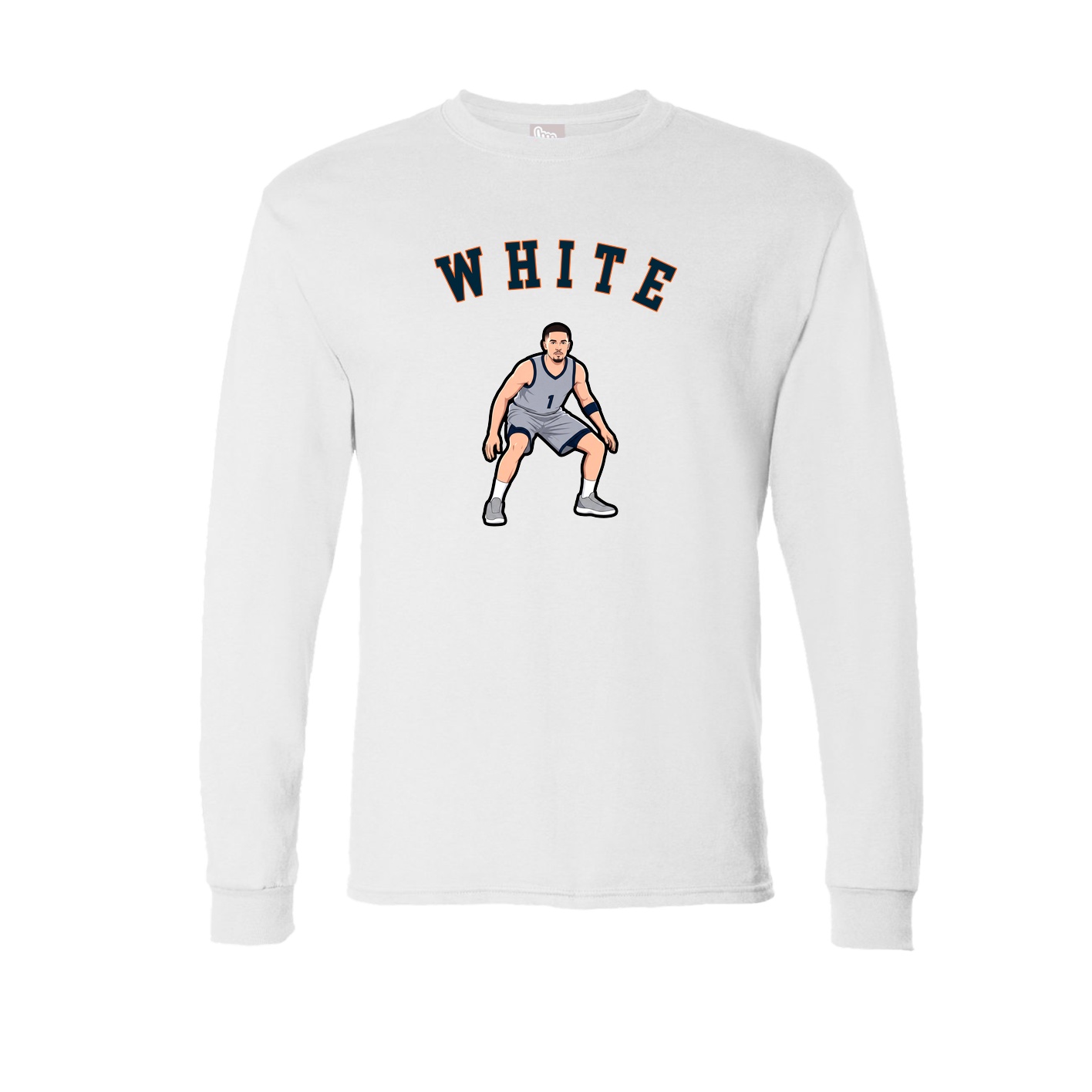 Long Sleeve Tee — Shirsey Arch in White