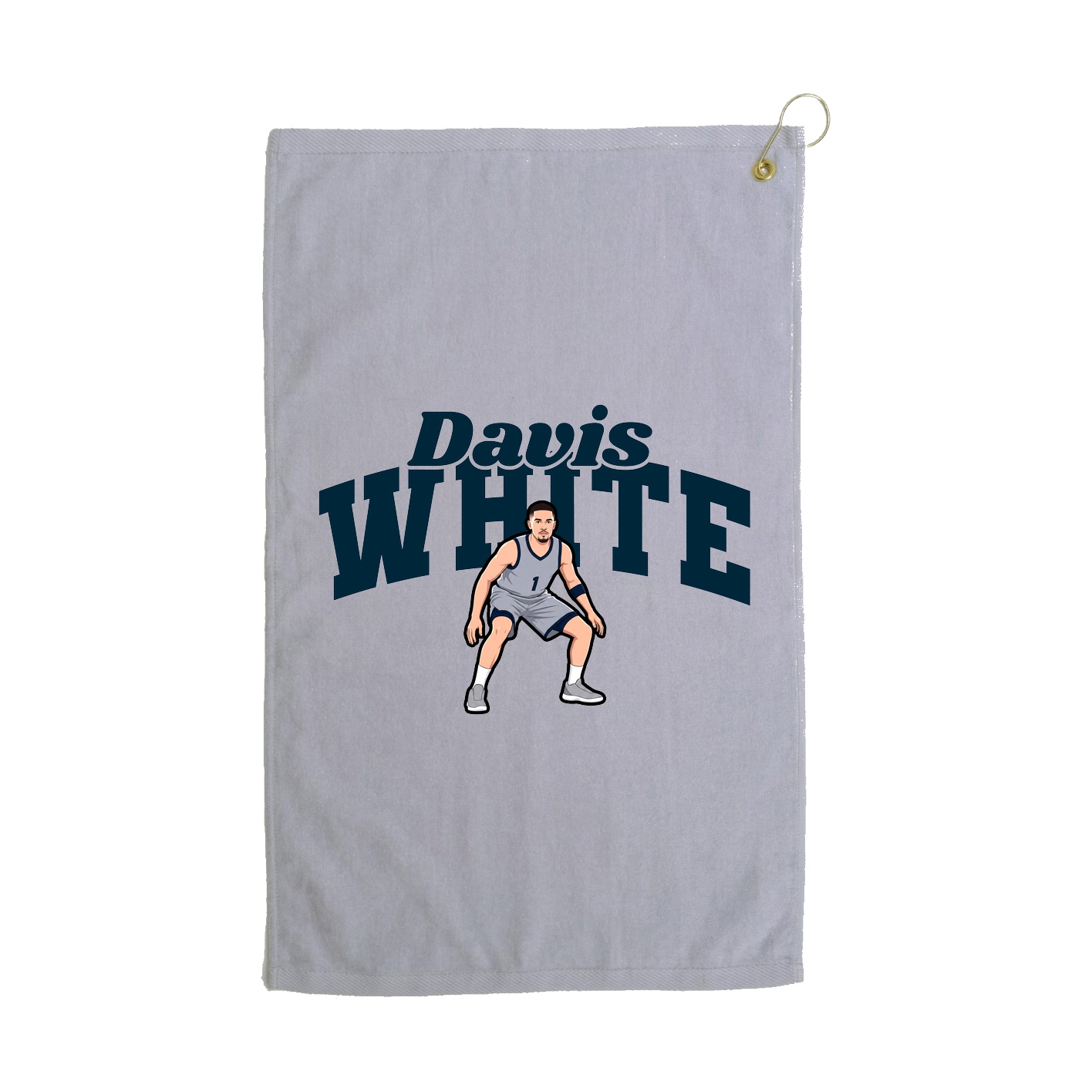 Golf Towel — Signature Arch in Grey