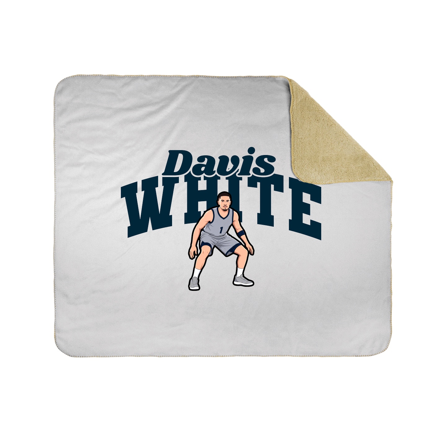 Throw Blanket — Signature Arch in White