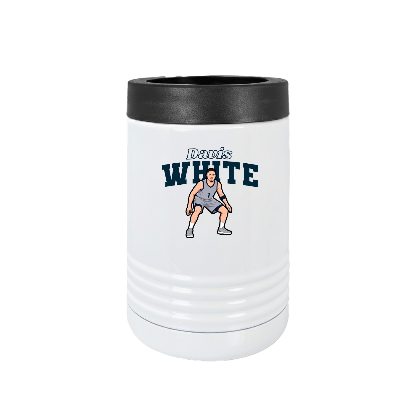 Beverage Holder — Name Arch in White