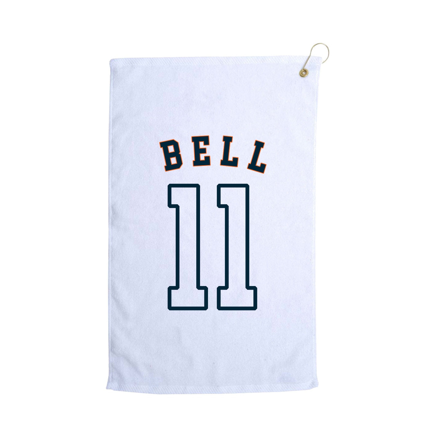 Golf Towel — Shirsey Arch in White