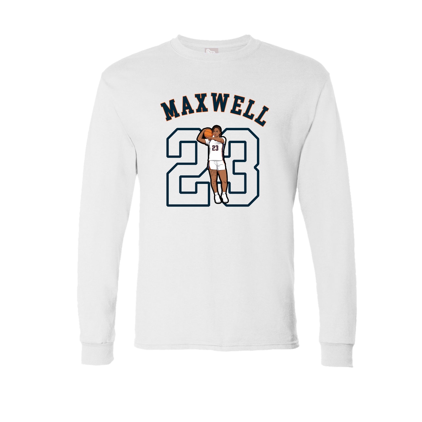 Long Sleeve Tee — Shirsey Arch in White