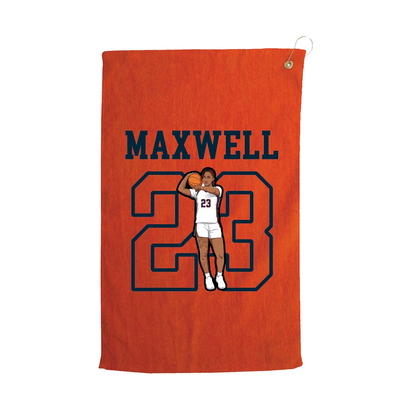 Golf Towel — Shirsey in Orange