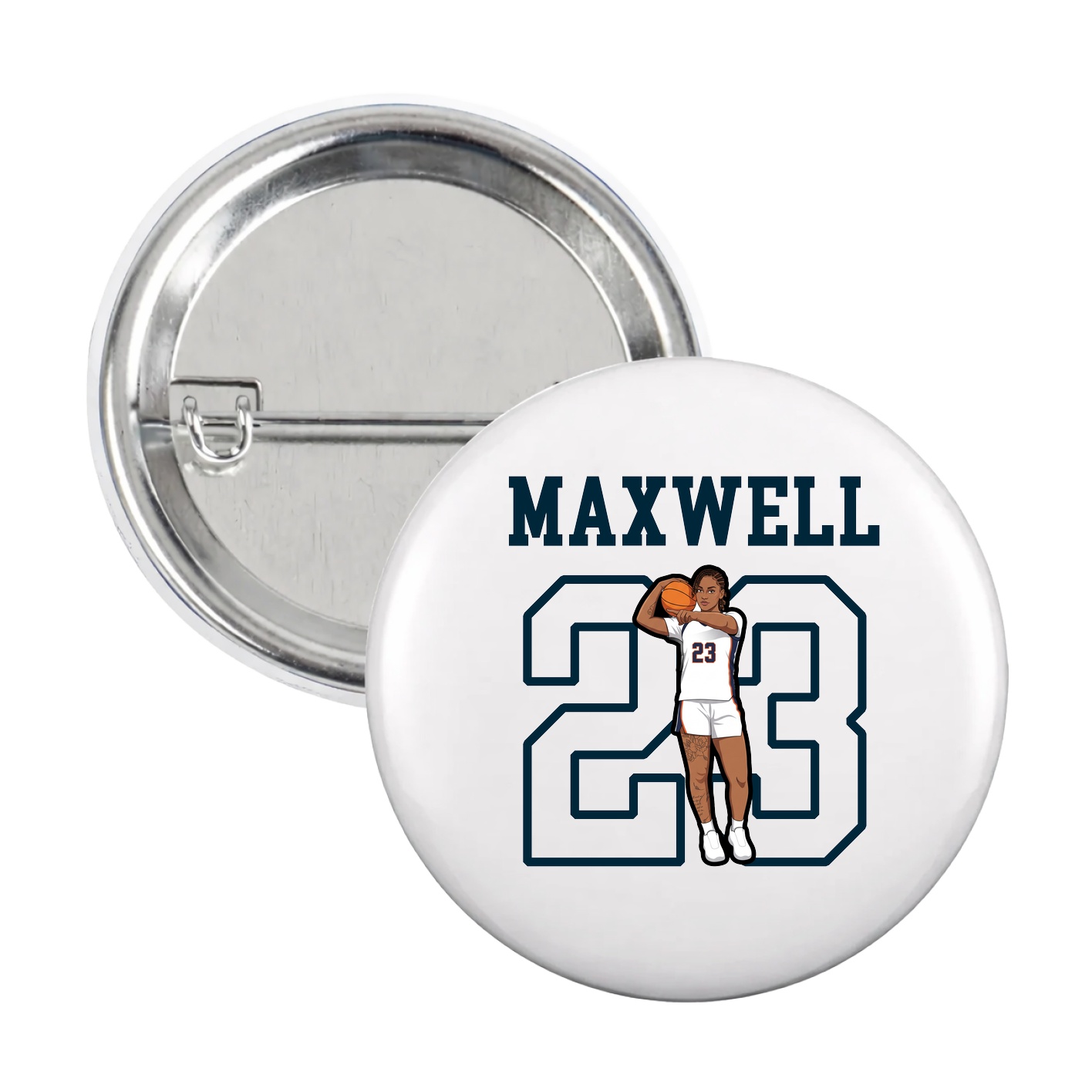 Game Day Button — Shirsey in White