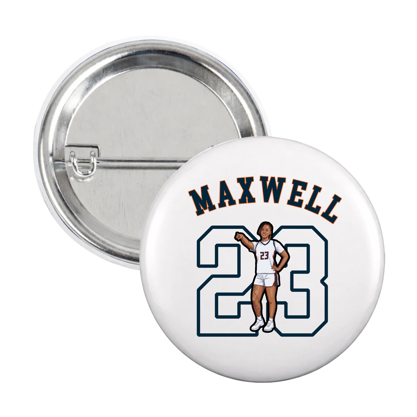 Game Day Button — Shirsey Arch in White