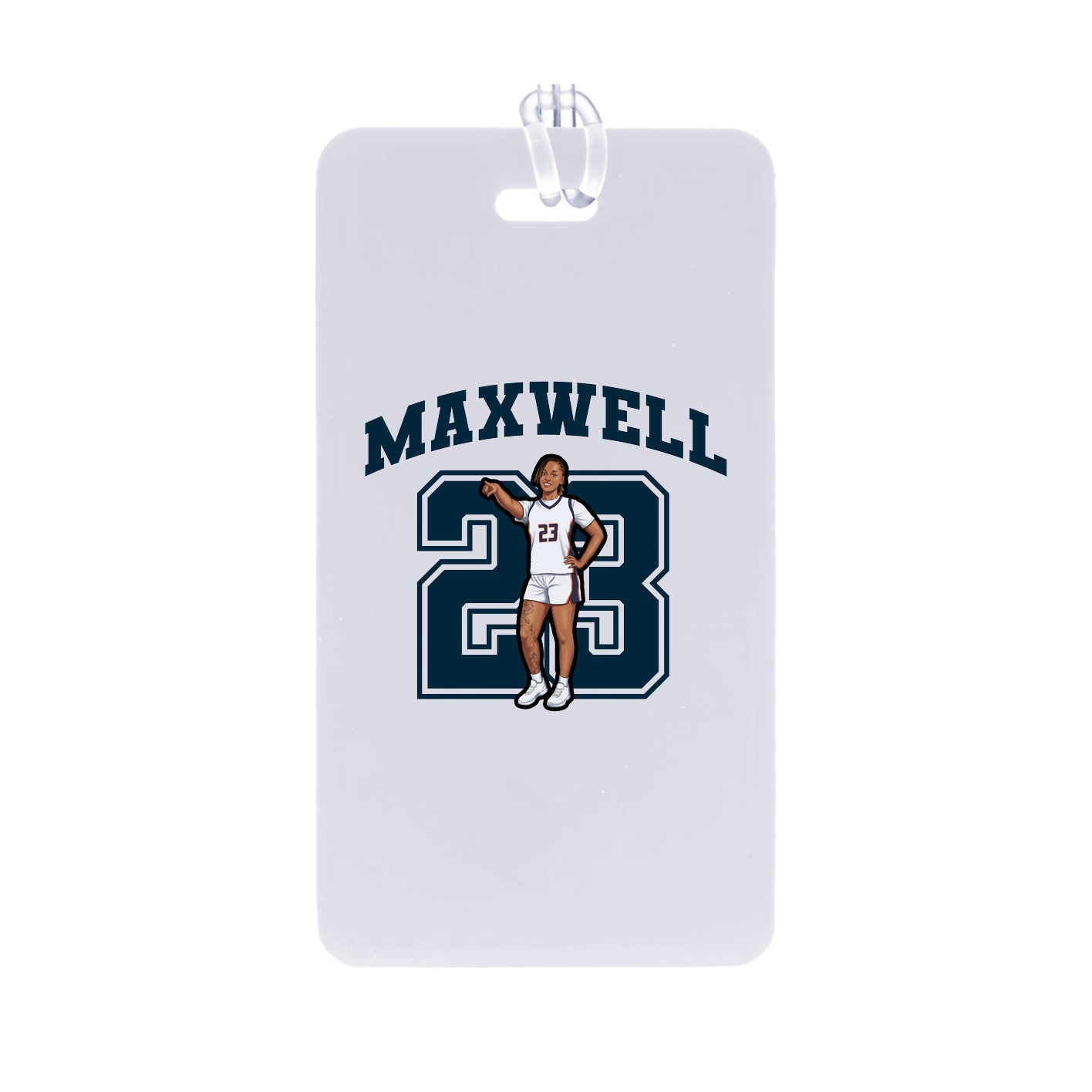 Bag Tag — Number in Classic