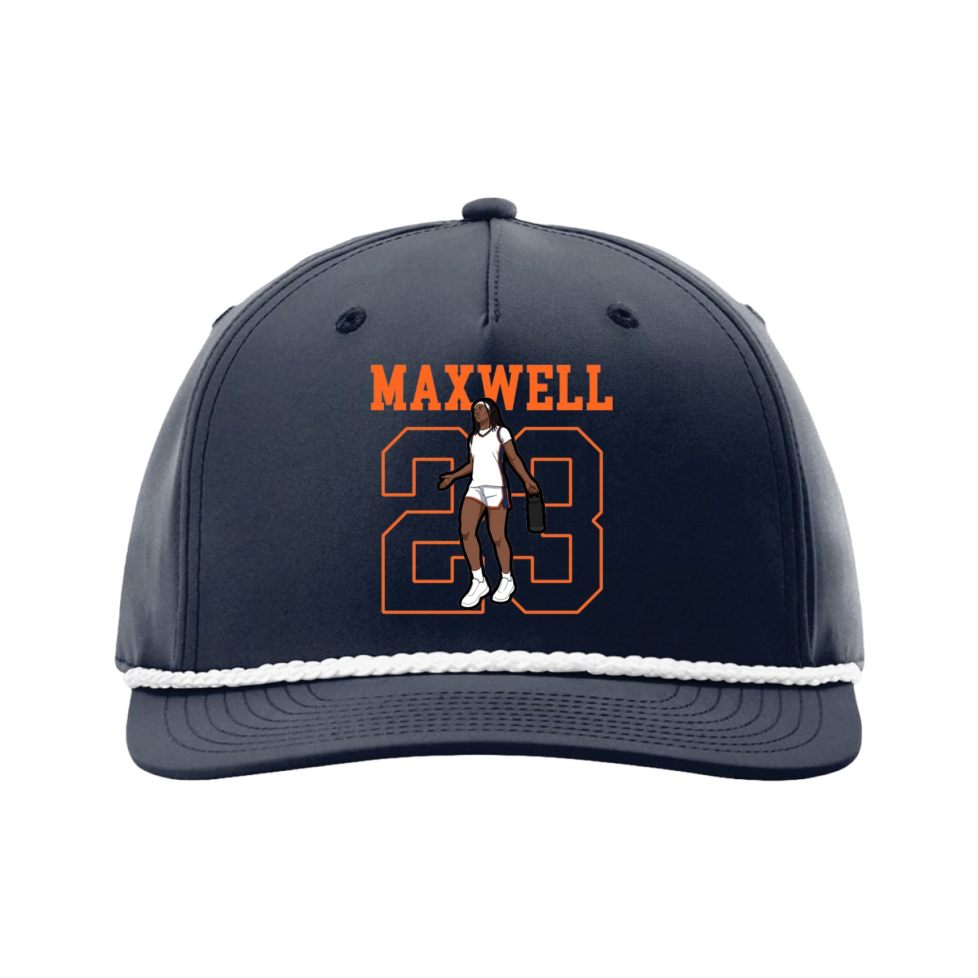 Five-Panel Classic Rope Cap — Shirsey in Navy