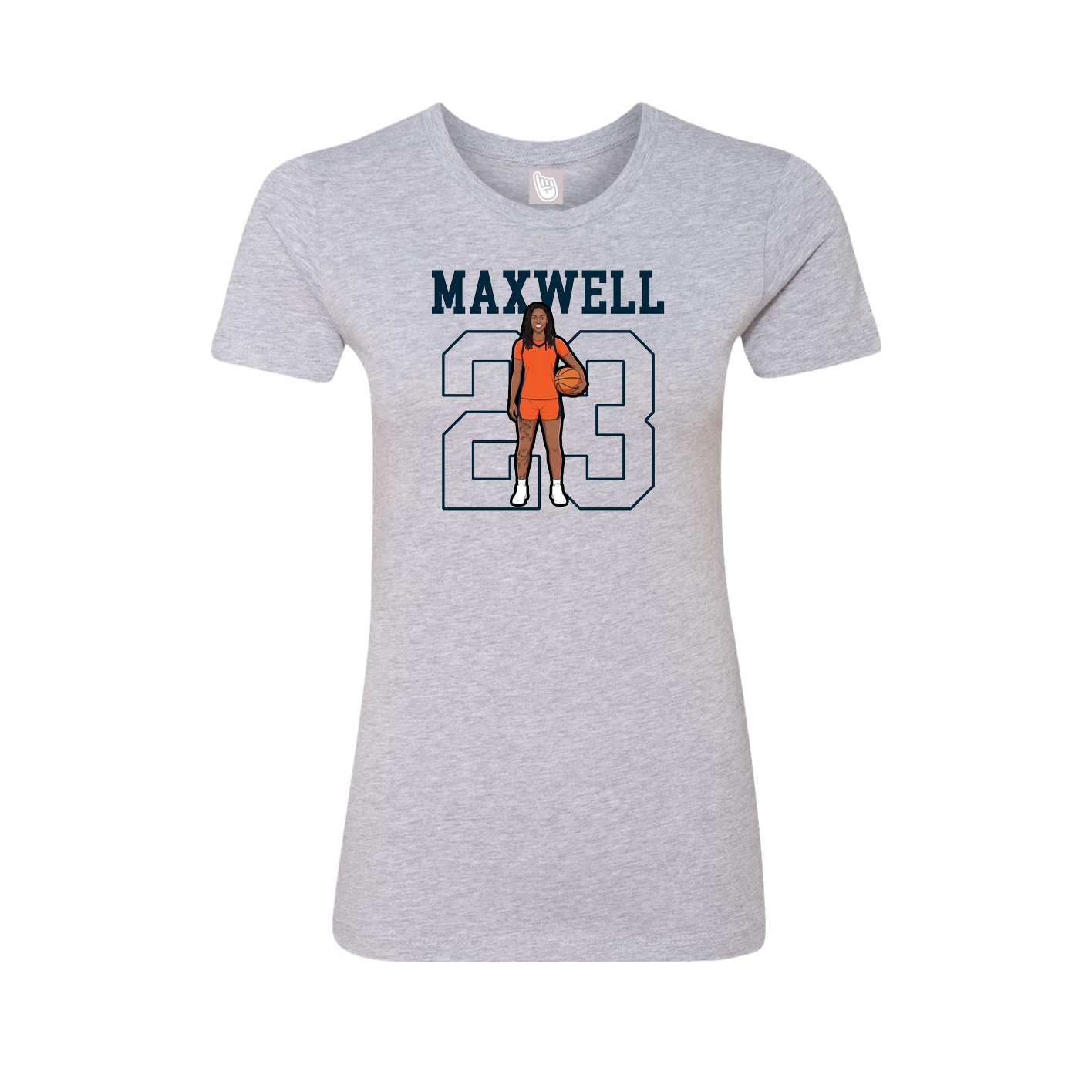 Fitted Women's Tee — Shirsey in Grey