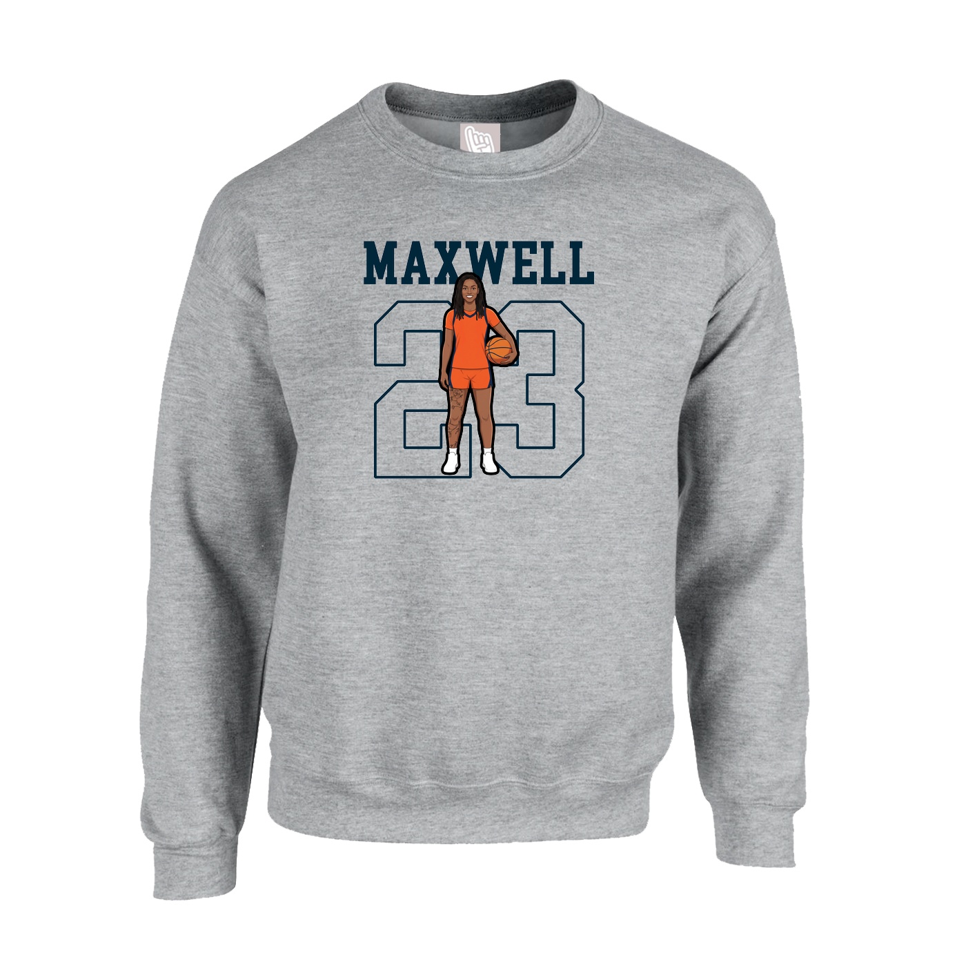 Fleece Crew — Shirsey in Grey