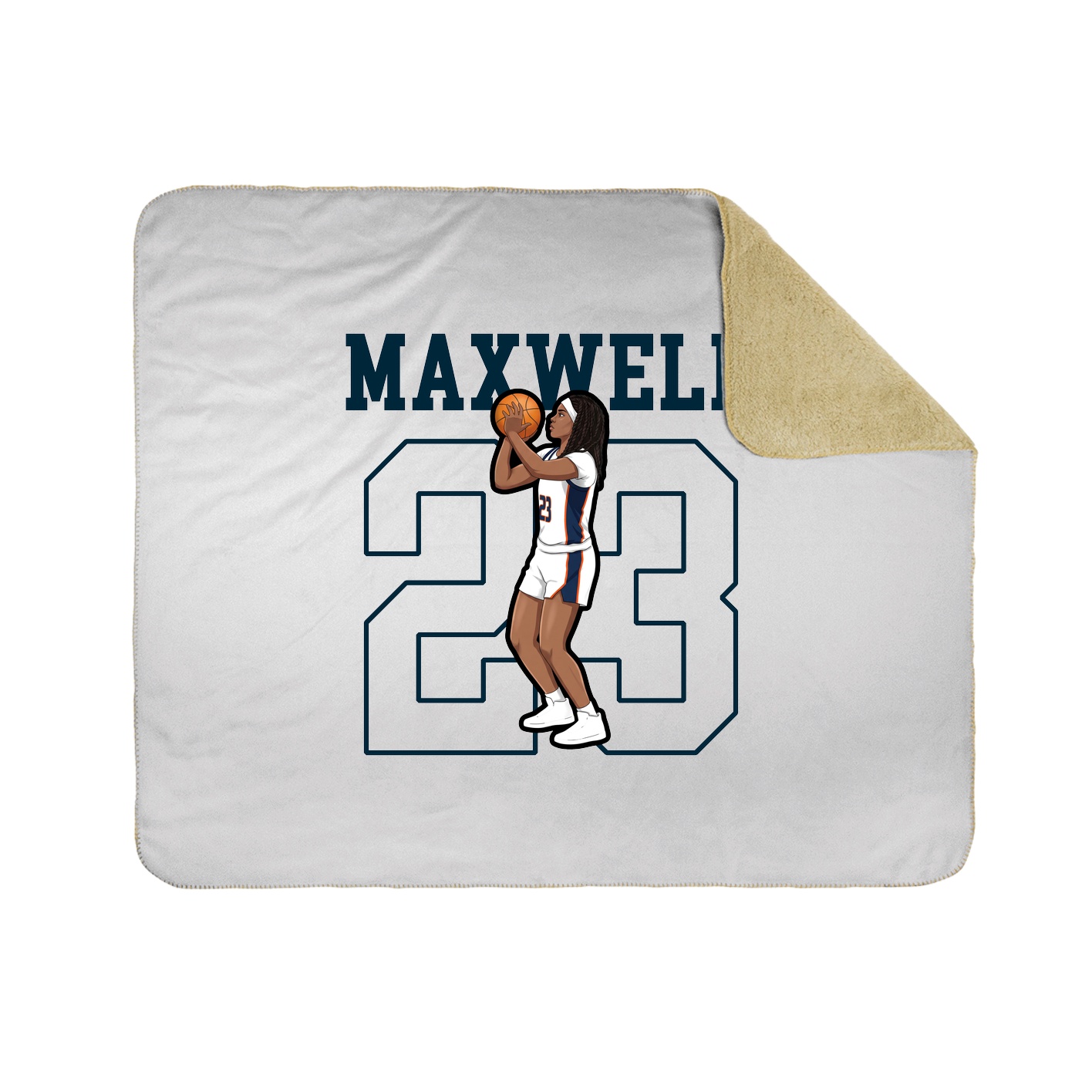 Throw Blanket — Shirsey in White