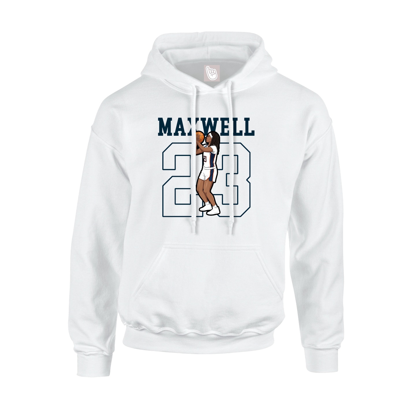 Hoodie — Shirsey in White