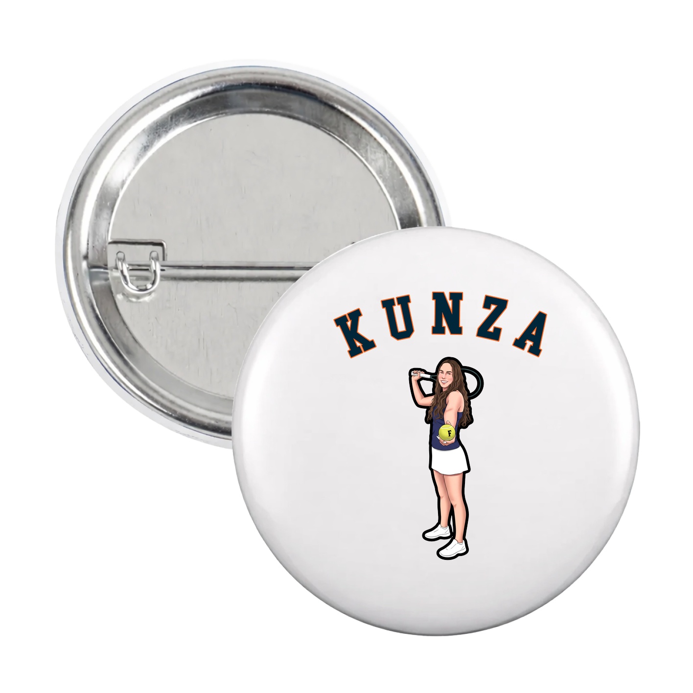Game Day Button — Shirsey Arch in White