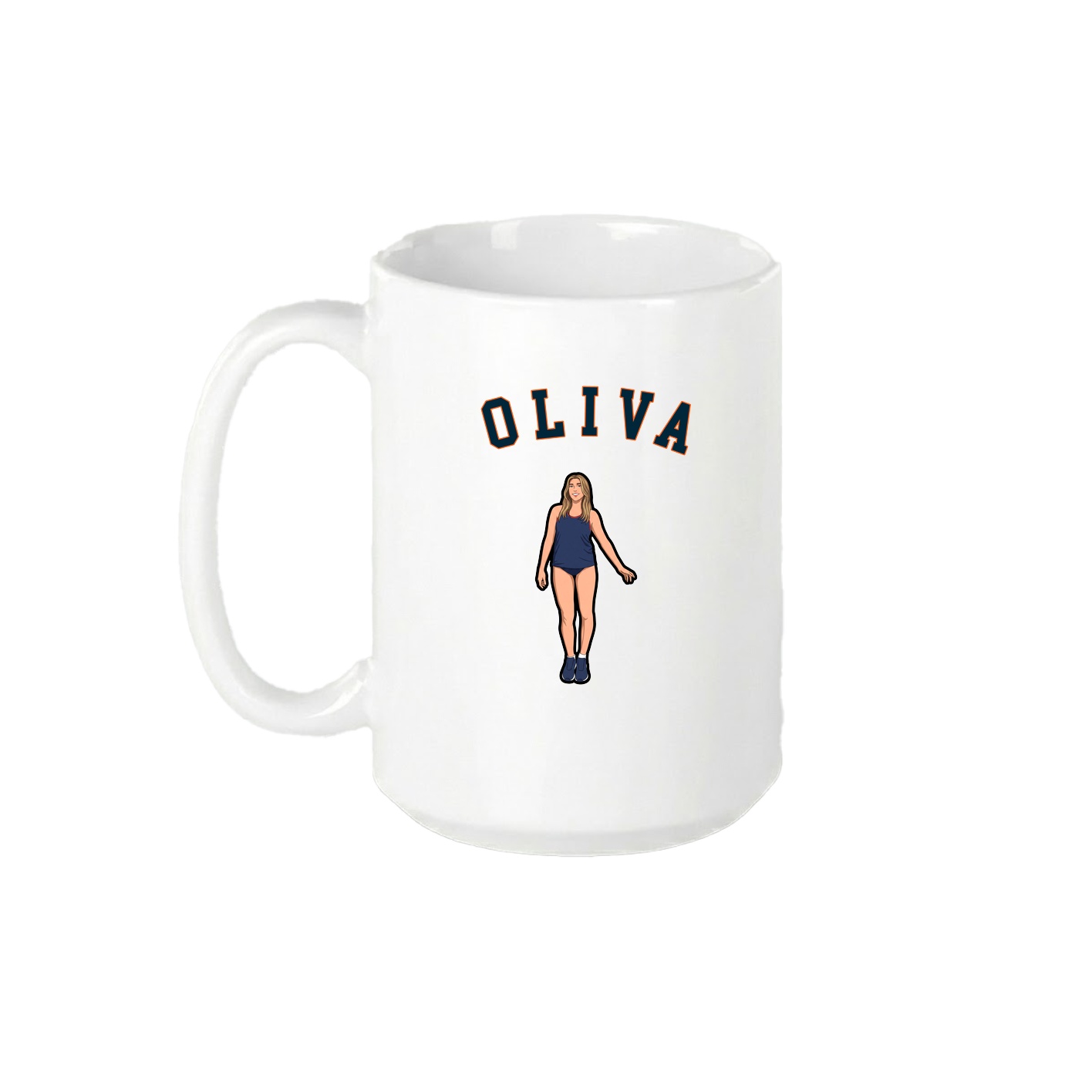 15oz Coffee Mug — Shirsey Arch in White