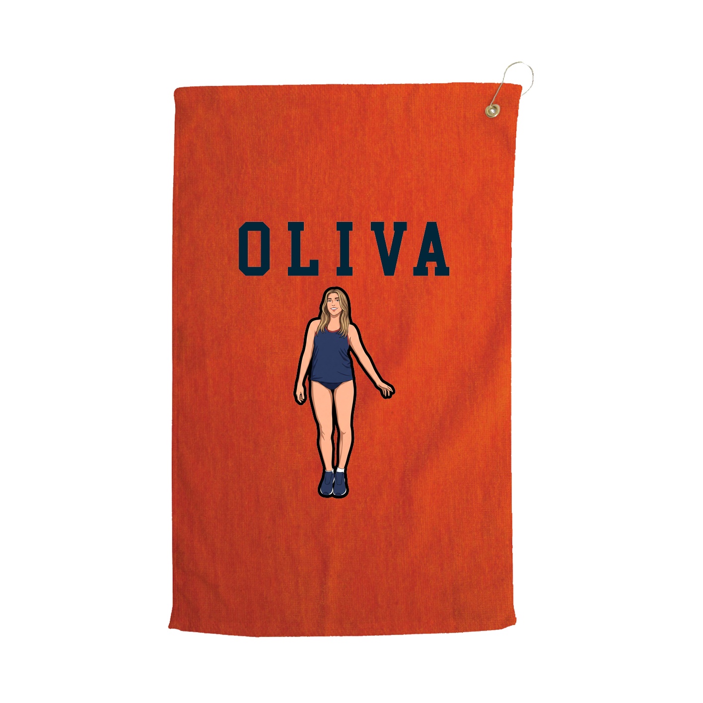 Golf Towel — Shirsey in Orange