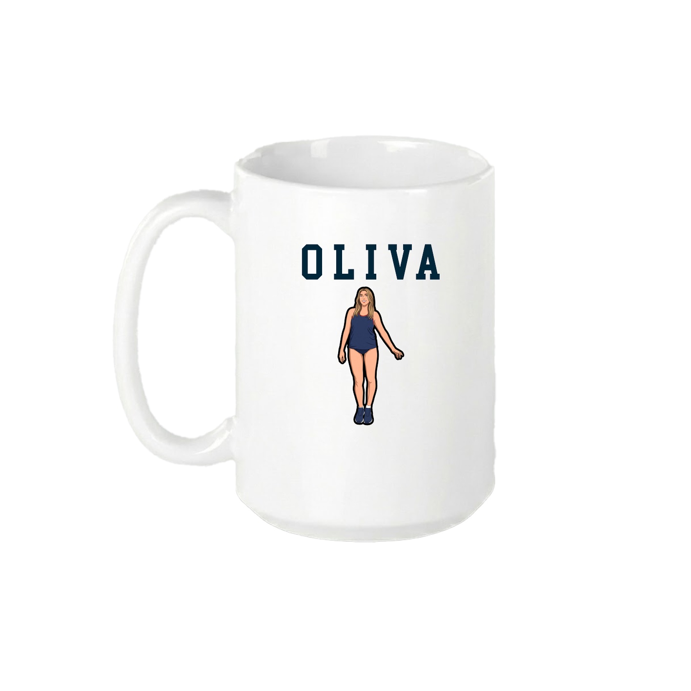 15oz Coffee Mug — Shirsey in White