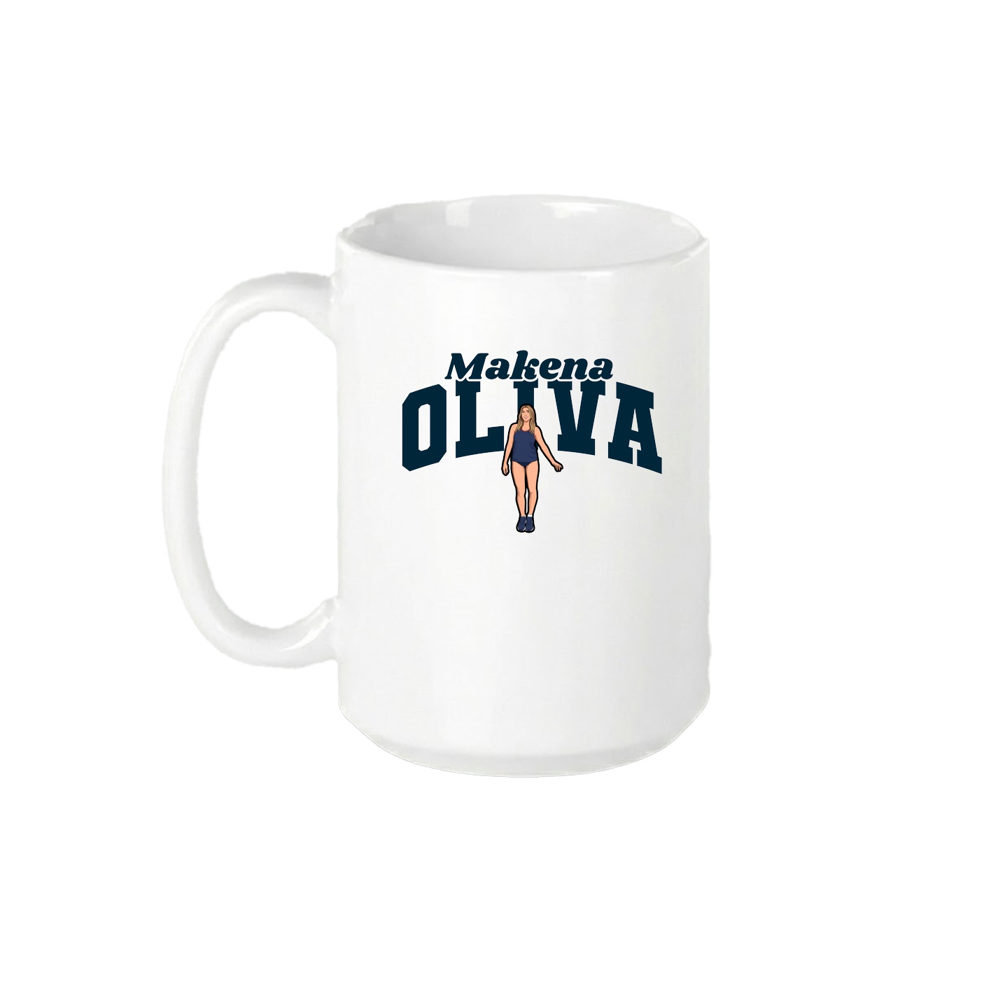 15oz Coffee Mug — Signature Arch in White