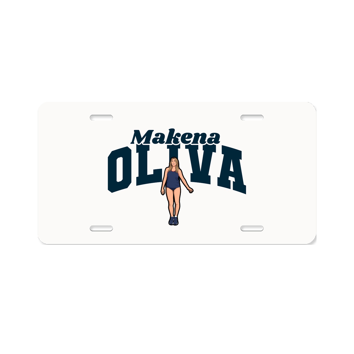 License Plate — Signature Arch in Classic