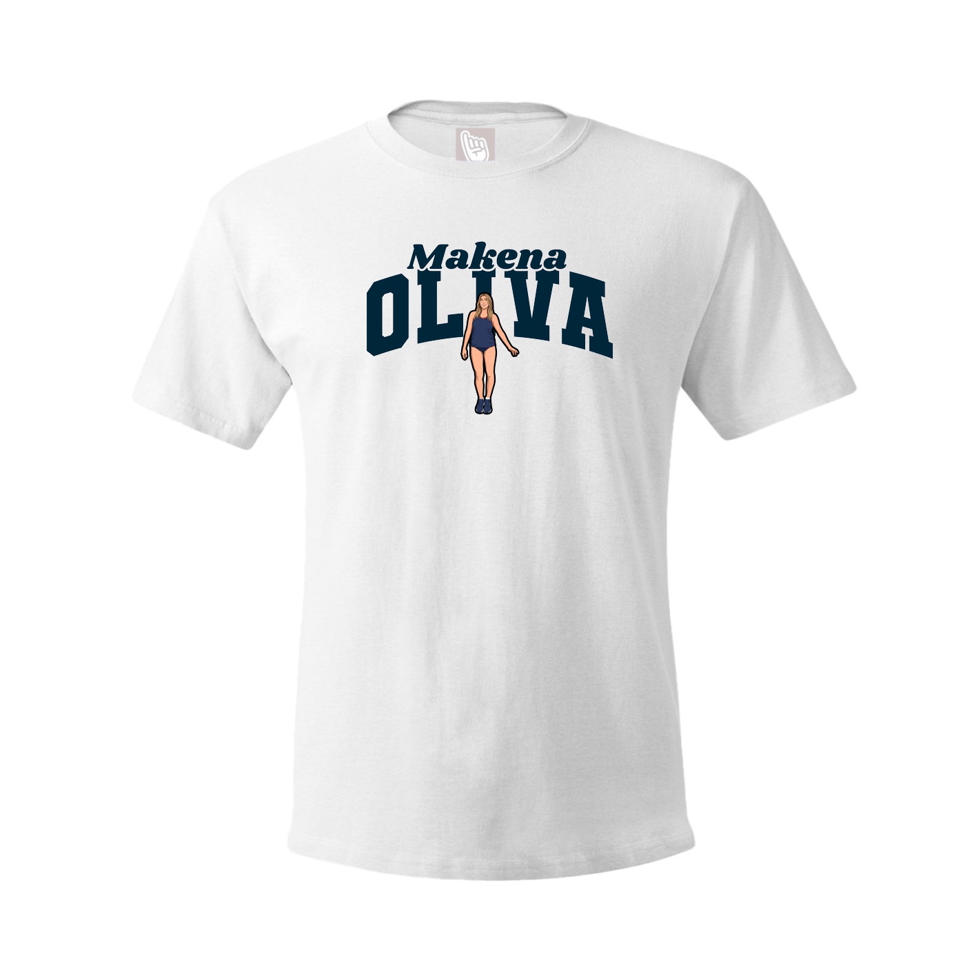 Youth Tee — Signature Arch in White