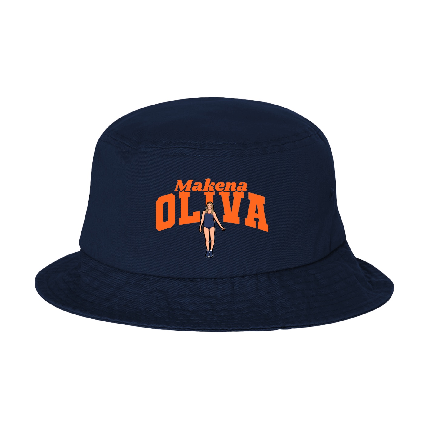 Bucket Cap — Signature Arch in Navy