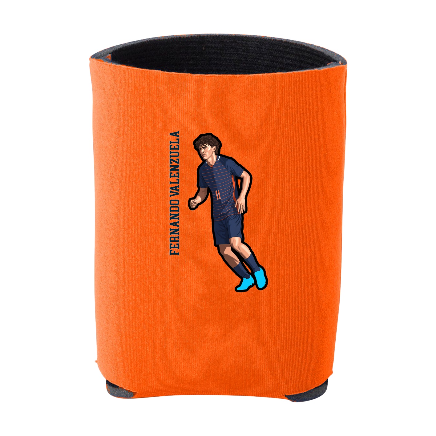 Can Holder — Name Vertical in Orange