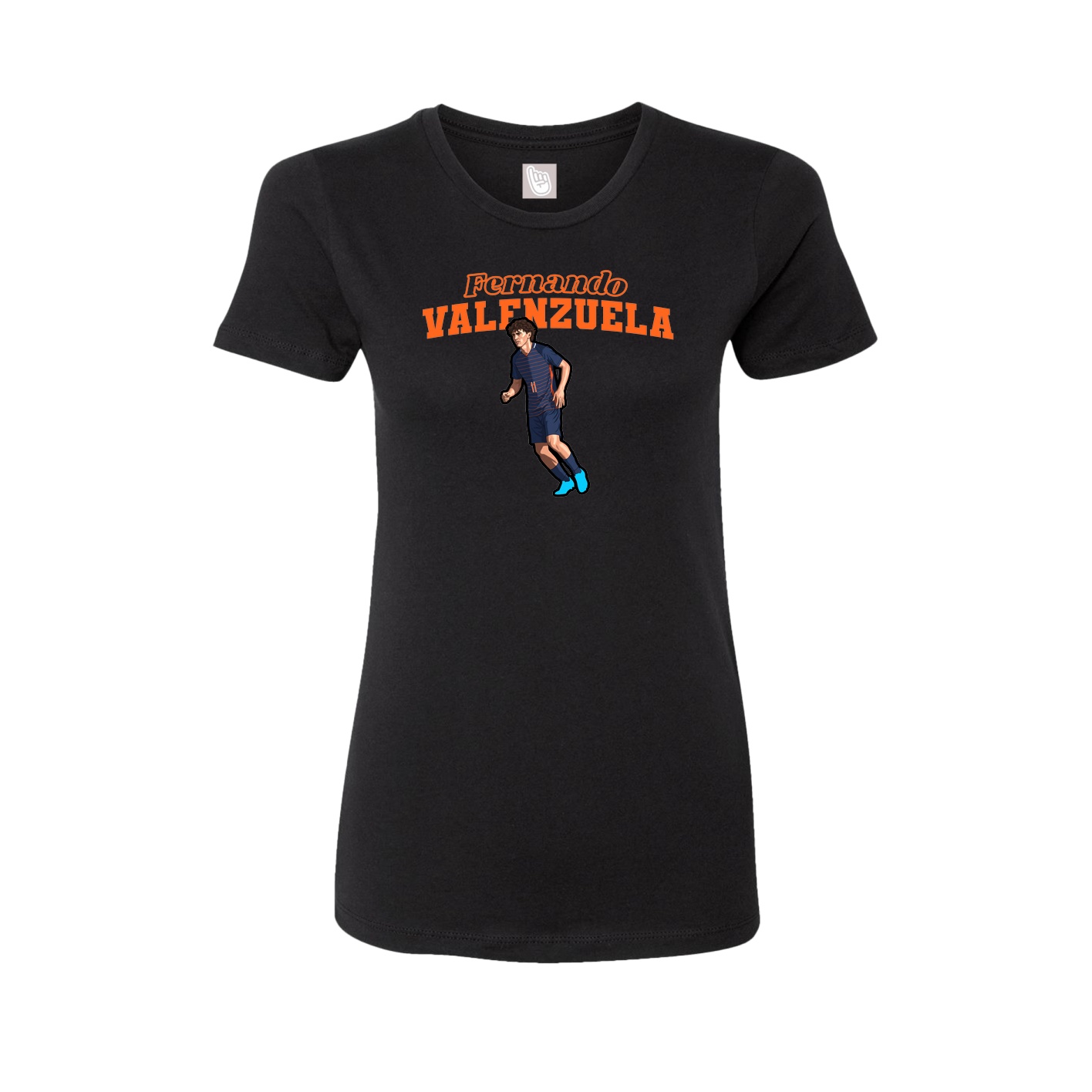 Fitted Women's Tee — Name Arch in Black