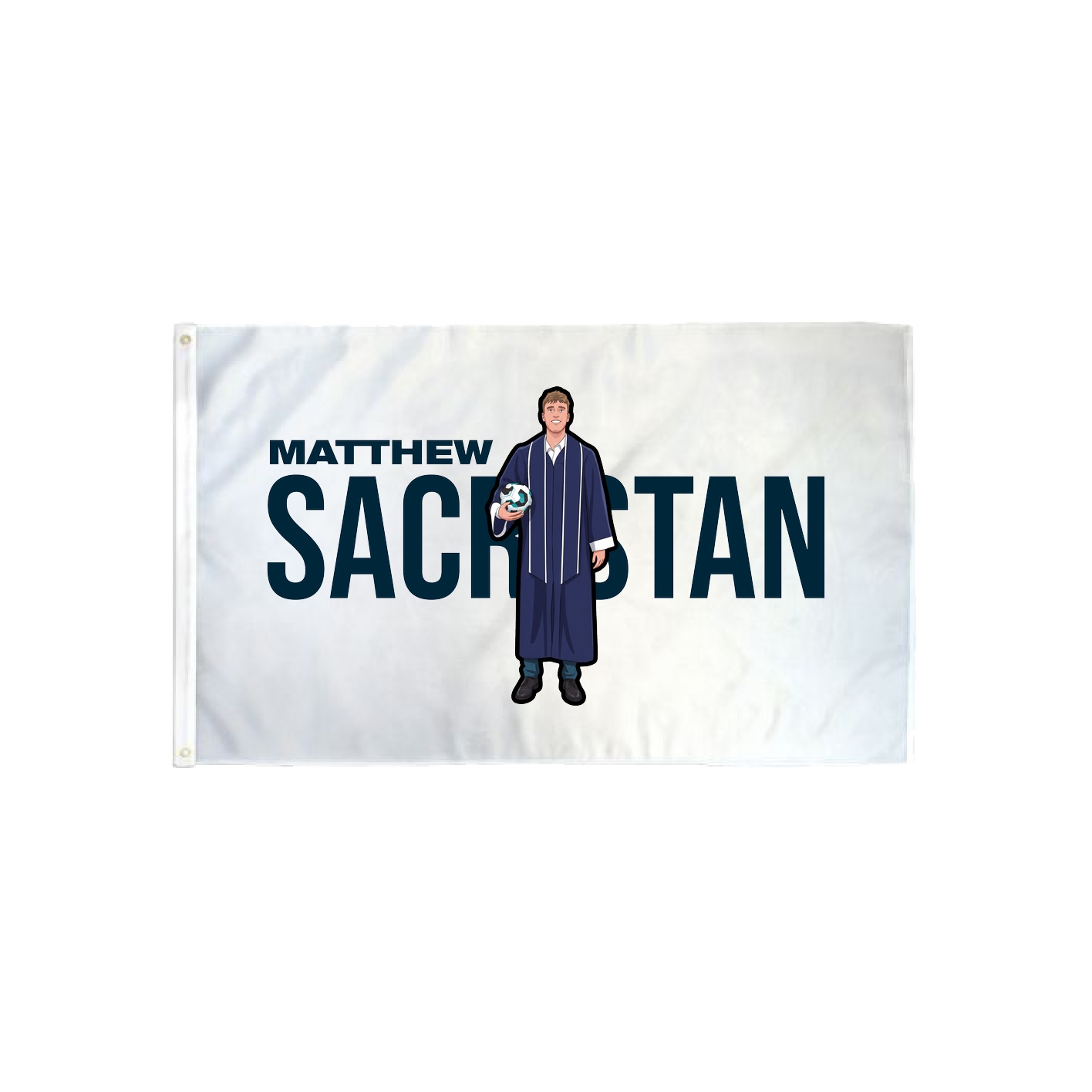 3x5 Flag — Player Name in Classic