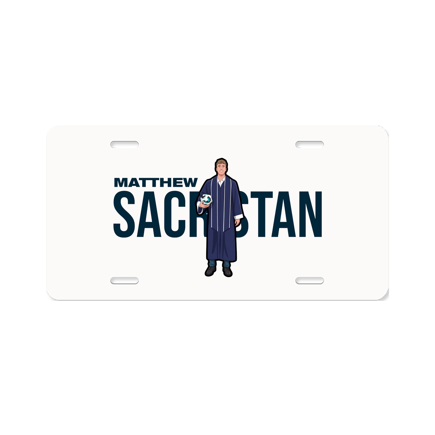 License Plate — Player Name in Classic