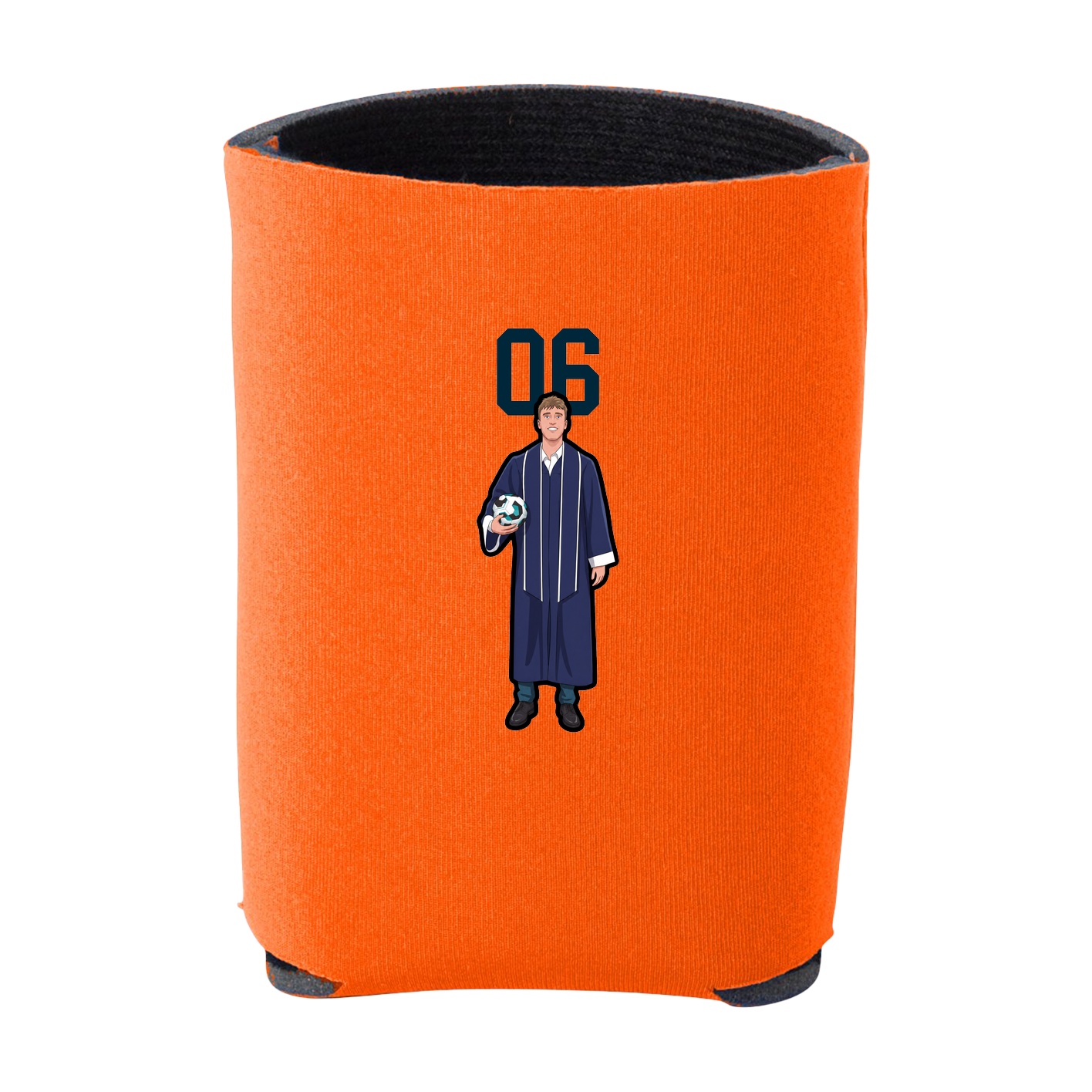 Can Holder — Number Top in Orange