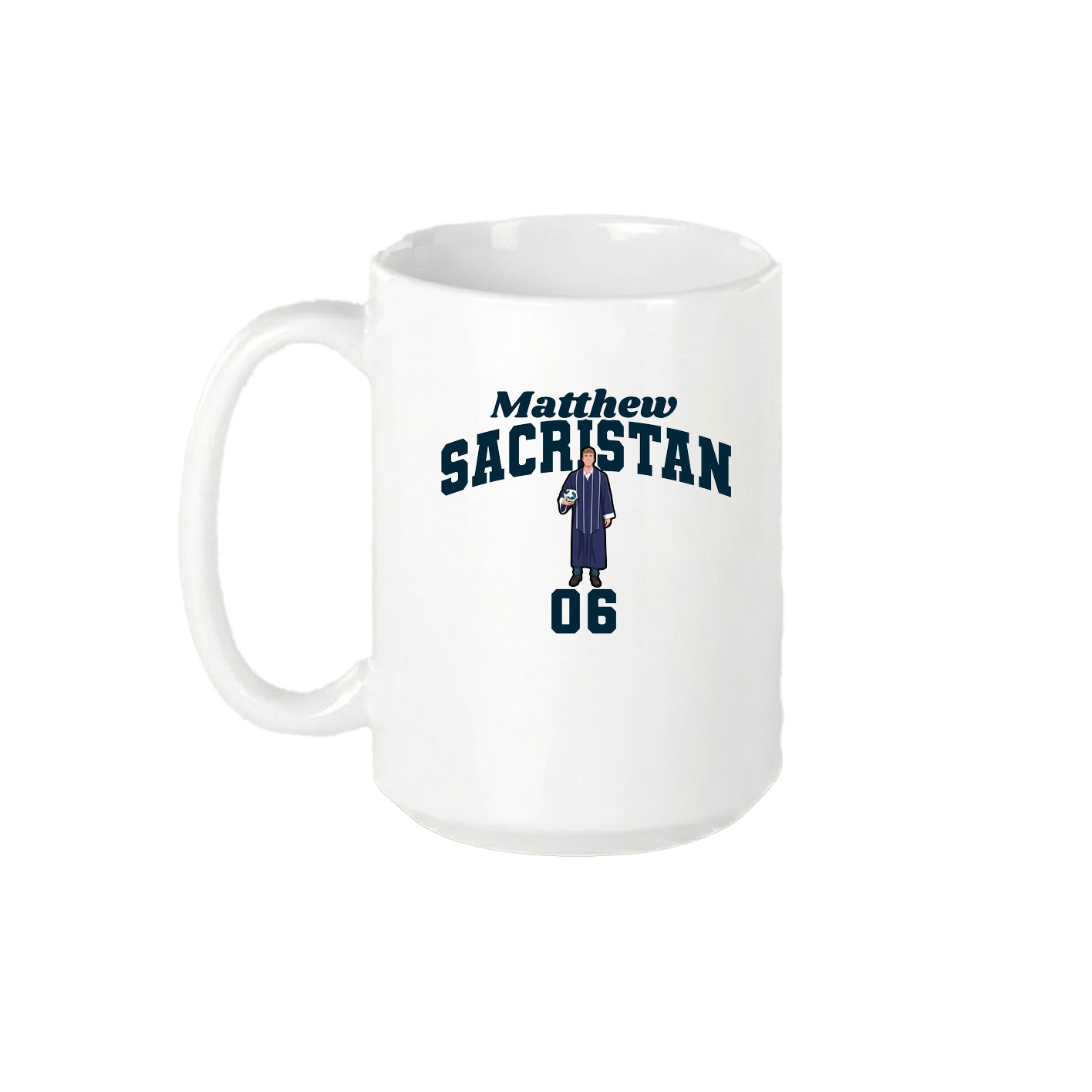 15oz Coffee Mug — Signature Arch in White
