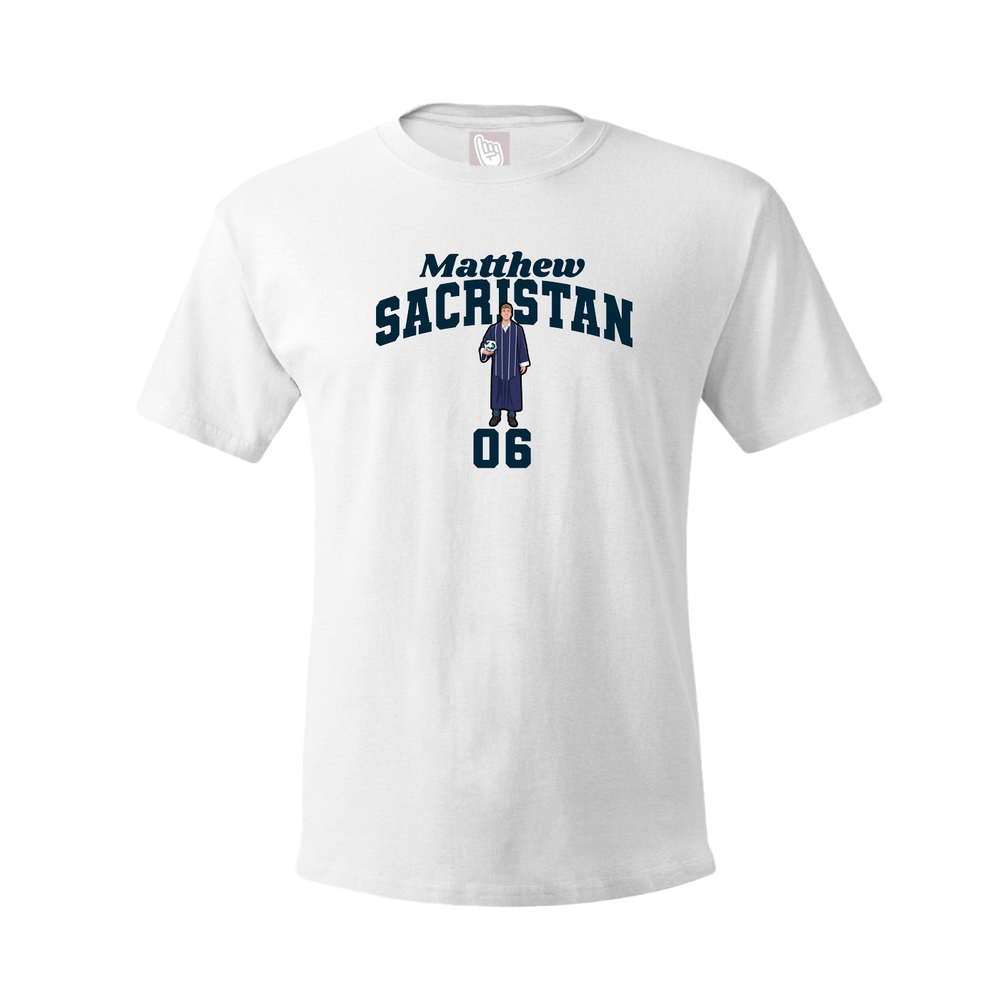 Youth Tee — Signature Arch in White