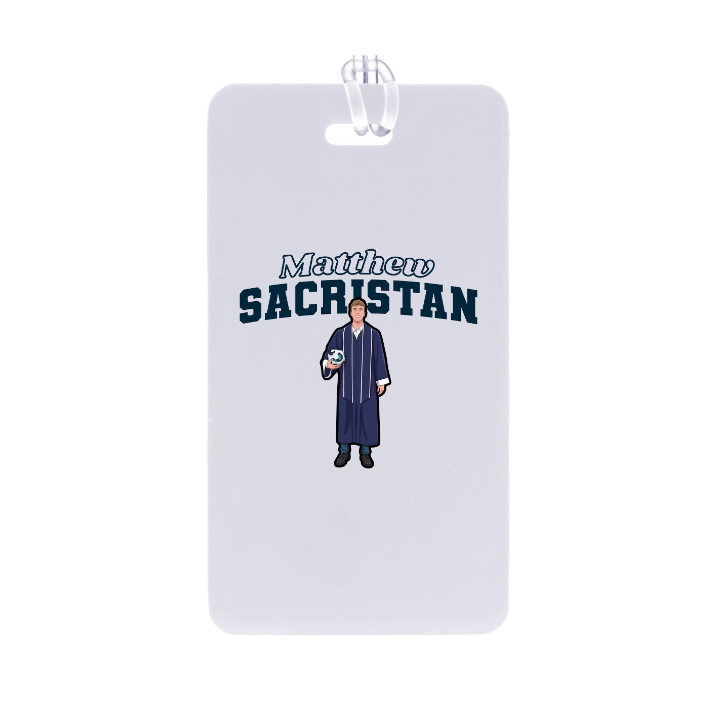 Bag Tag — Name Arch in Classic