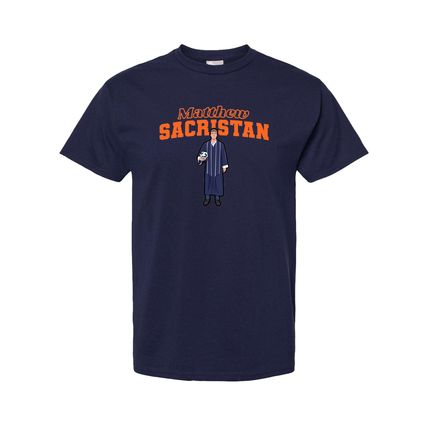 Tee — Name Arch in Navy